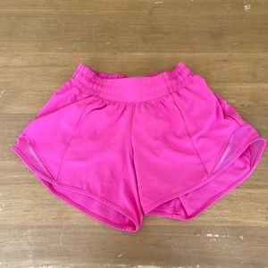 Lululemon Hotty Hot Shorts  Size 2 Tall- SONIC PINK
